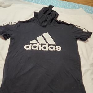 Boys ADIDAS hoodie Tee 14/16
